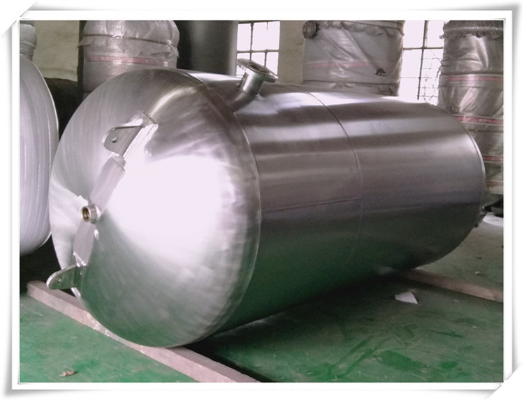 Cheap Customized Color Horizontal Air Receiver Tanks Carbon Steel / Stainless Steel for sale
