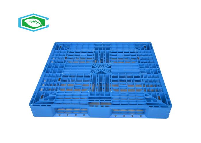 Steel Reinforced Heavy Duty Industrial Colored Plastic Pallet Trays For Forklift Operation
