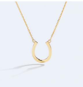 Cheap Horseshoe 18K Gold Diamond Necklace Extender Chain 45cm for sale