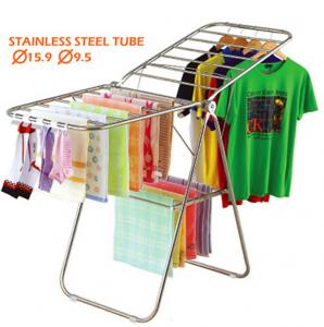  Clothes Drying Rack , Steel Pipe Wing Aircraft Foldable Cloth Rack