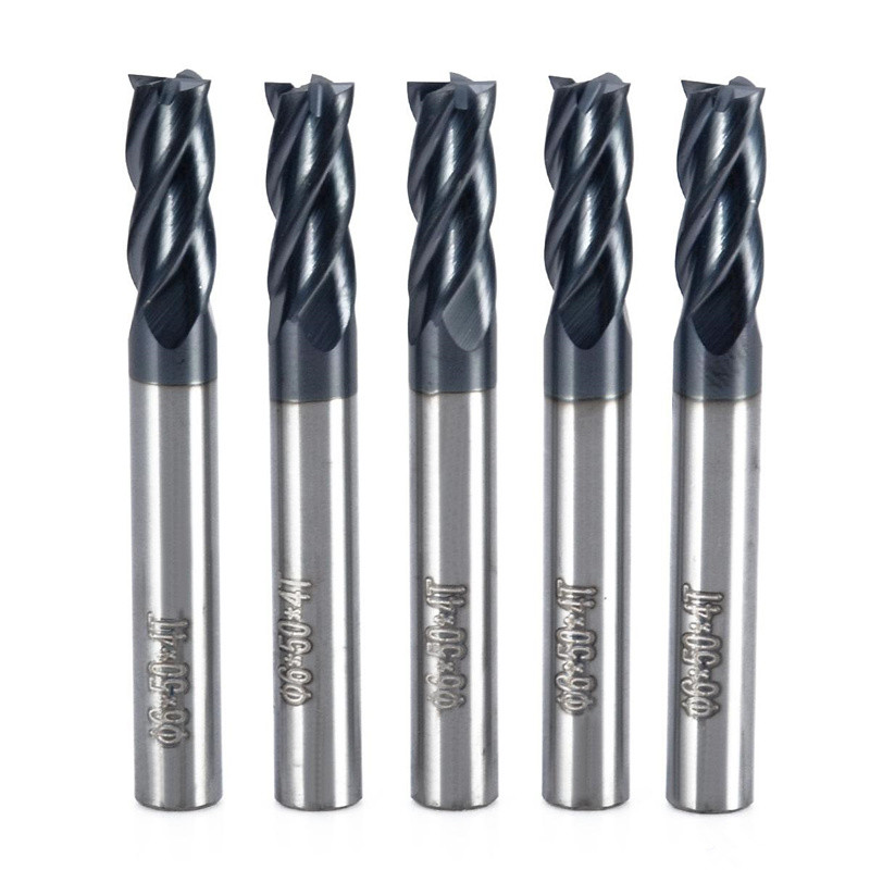 Cheap 4 Flutes End Mill Cutting Tools Cnc Cutter Solid Carbide For Stainless Steel for sale