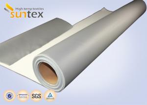 Cheap SUNTEX One Side Silicone Coated Fiberglass Cloth Steam Pipe Insulation Material for sale
