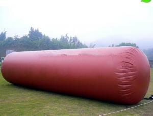 China UV Protection Methane Gas Storage Tanks , PVC Coated Fabric For Biogas Plant Liquid Containment Fuel Bladder on sale