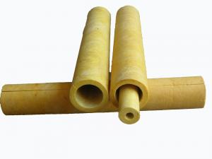 Cheap High Temperature Glass Wool Pipe Insulation For Construction , Fire Retardant for sale