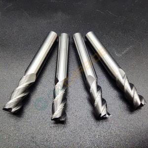 Cheap Tungsten Carbide 3 Flute Roughing End Mill For Cutting Aluminum for sale