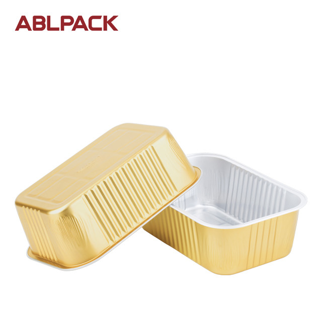 Cheap 1035ML/34.5oz ABL PACK Disposable Food Packaging Microwave Containers Aluminum Foil Container for sale