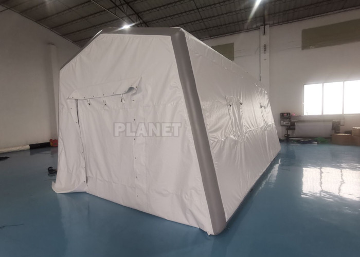 Cheap 0.6mm PVC Air Sealed Inflatable Hospital Tent For Quick Rescue for sale