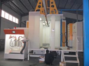 Cheap Customized PLC Powder Coating Booth And Oven Powder Painting Line for sale