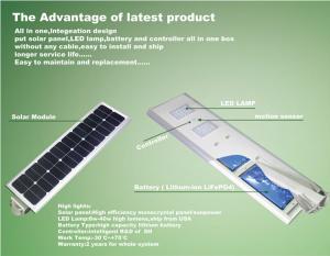 Cheap All in one /integrated Solar Street Lights for sale