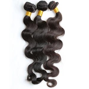 China Body Wave Virgin Hair Bundles 100% Pure Virgin Raw Hair Bundles Thick Ends 24 Hours Service on sale
