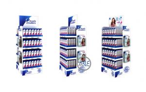 Cheap Custom Structure UV Printing Acrylic Display Rack for Shampoo for sale