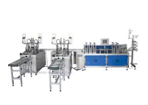 Cheap Fully Automatic High Speed Disposable Face Mask production line (1 body+2 earloop) for sale