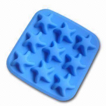Cheap Cake Molds, Made of 100% Food-grade Silicone, Star-shaped, Customized Designs are Welcome for sale