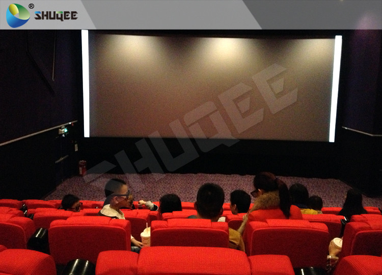 Cheap High Class Sound Vibration Cinema With 2K Projector Silver Screen for sale