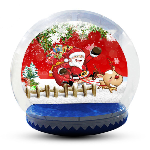Cheap Large Inflatable Snow Globe For Outdoor Christmas Decoration EN14960 for sale