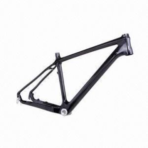 Cheap 26er Carbon MTB Bicycle Frame with Clear Coating Surface Finish for sale