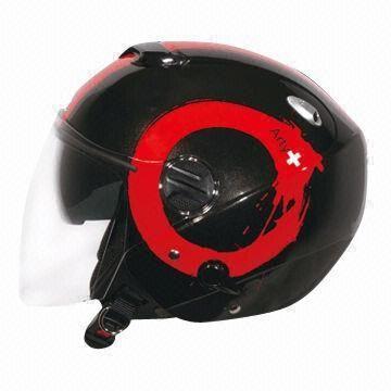 China Classic Open-face Helmet with Injected ABS, High-density EPS and Double Visor Technology on sale