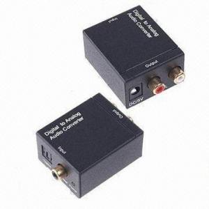Cheap Digital Optical Coaxial Toslink to Analog RCA Audio Converters, Small in Size/Quite Easy to Install for sale