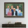 Buy cheap Family Custom Oil Painting Portraits ​For Side View Cabinet Decoration from wholesalers
