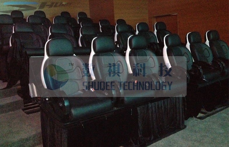 Cheap 23 Seats Middle 5D theater System With Genuine Leather Motion Theater Chair for sale