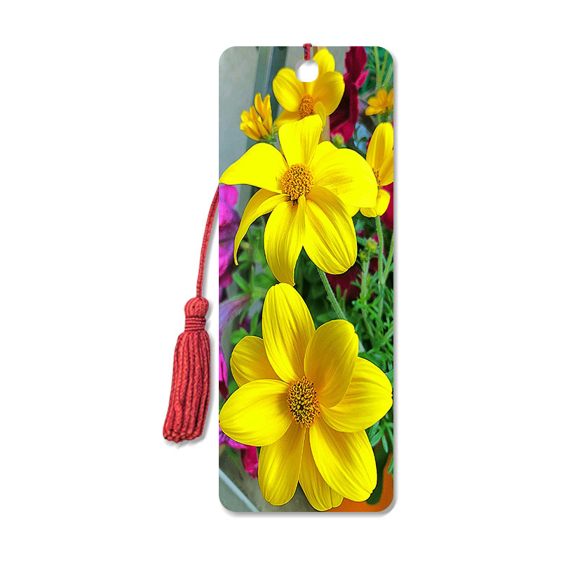 Cheap Flower Design Souvenir 3D Lenticular Bookmark / 3D Lenticular Printing for sale