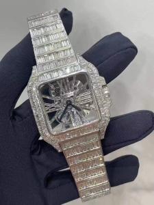 Cheap Custom Moissanite Watches Custom ice cube watch Chinese ice cube watch manufacturer for sale