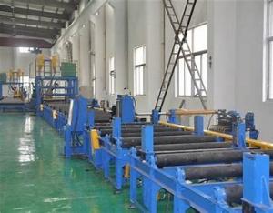 Cheap Light Steel Automatic H Beam Production Line, H Beam Combination Welding Machine for sale