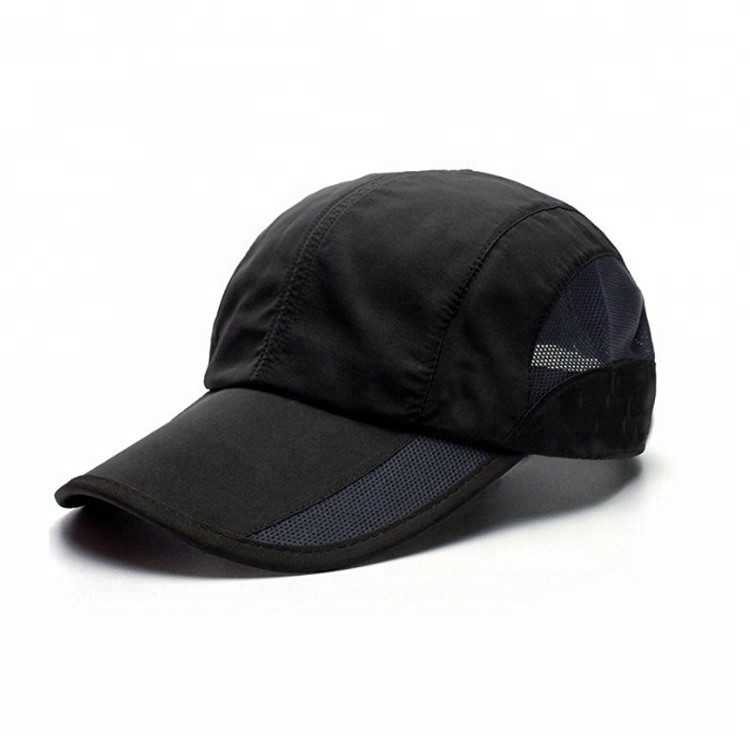 Cheap 4 Panel Summer Golf Hats , Black Mesh Golf Hats OEM / ODM Available for sale