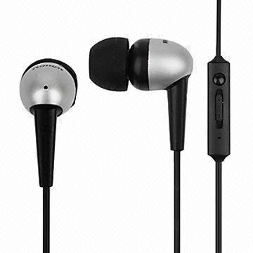 Cheap Earphones with Volume Control and Microphone, Used for iPhone, iPad and Other Cellphone for sale