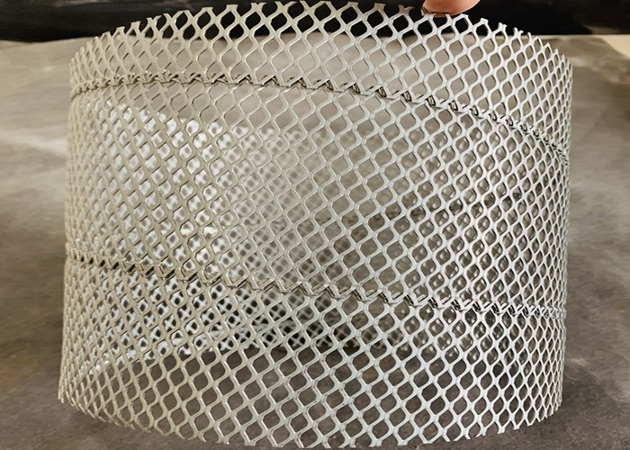Cheap Spiral Welding Air Filter Mesh , 3mm Galvanised Wire Mesh ISO9001 Approved for sale