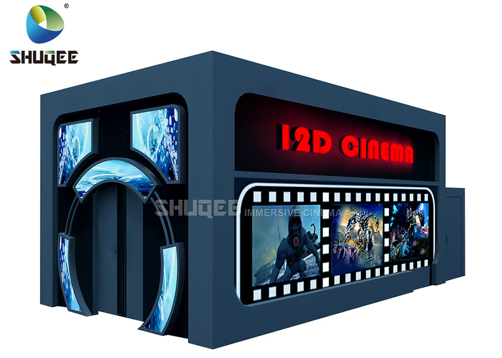 Cheap Arc Screen Movie Theater Equipment 12D Cinema Truck Vibration Frequency 12HZ for sale