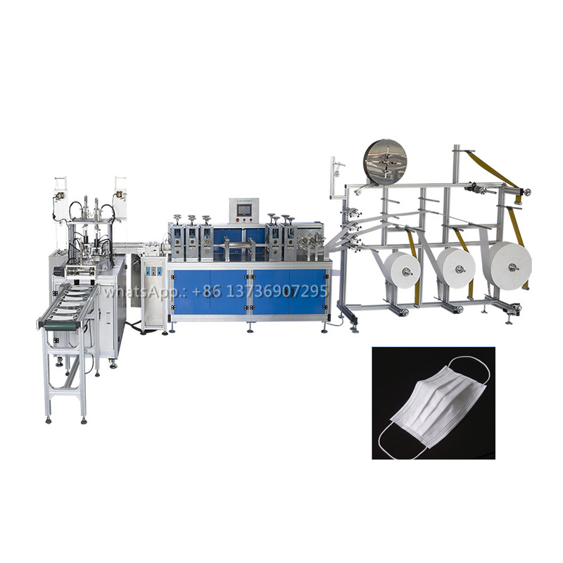 Cheap Fully Automatic Non woven 3 ply Medical Mask Making Machine (1+1) for sale