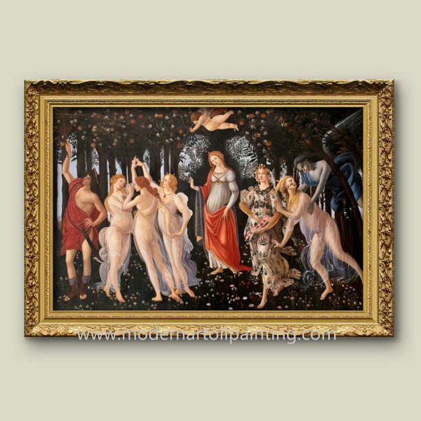 Cheap Classical Reproduction Oil Painting Canvas Hand Painted with Spring Allegory 36" x 48 for sale