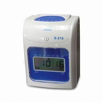 Cheap Time Recorder with Punch Card and Saving Life Time Features for sale