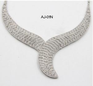 Cheap Y 925 Sterling Silver Name Necklaces Choker 21K Gold Custom for sale