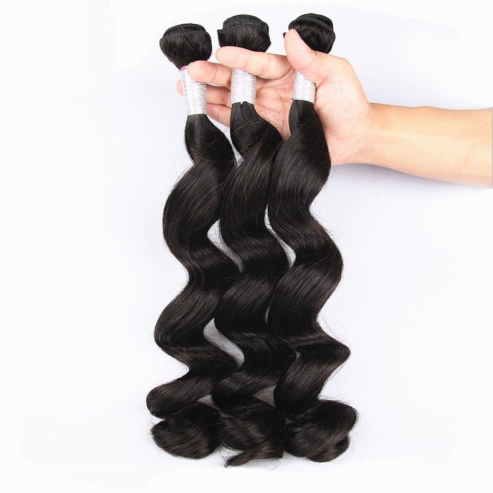 Cheap Unprocessed Virgin Human Hair Bundles Loose Deep Wave Human Hair Weave For Black Woman for sale