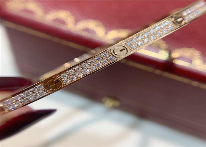 Cheap Pave Diamonds N6710717 0.95ct 18k Pink Gold Bracelet Cartier cartier jewelry near me for sale