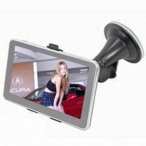 Cheap GPS Navigator with 5-inch HD Touch Screen, 4GB Memory, 500MHz Frequency, CPU Bluetooth for sale