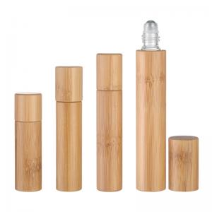 Cheap JL-RL005 Eye Massage Bottle 5ml 8ml 10ml 15ml  Bamboo Roll on Bottle for sale