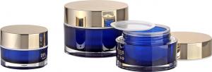 Cheap JL-JR802B PMMA Cream Jar 15g 30g 50g Acrylic Cream Jar Cap for UV Decoration for sale