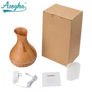 Cheap 300ml PP Material Atomizer Aroma Air Humidifier Wood Grain For Office Home for sale