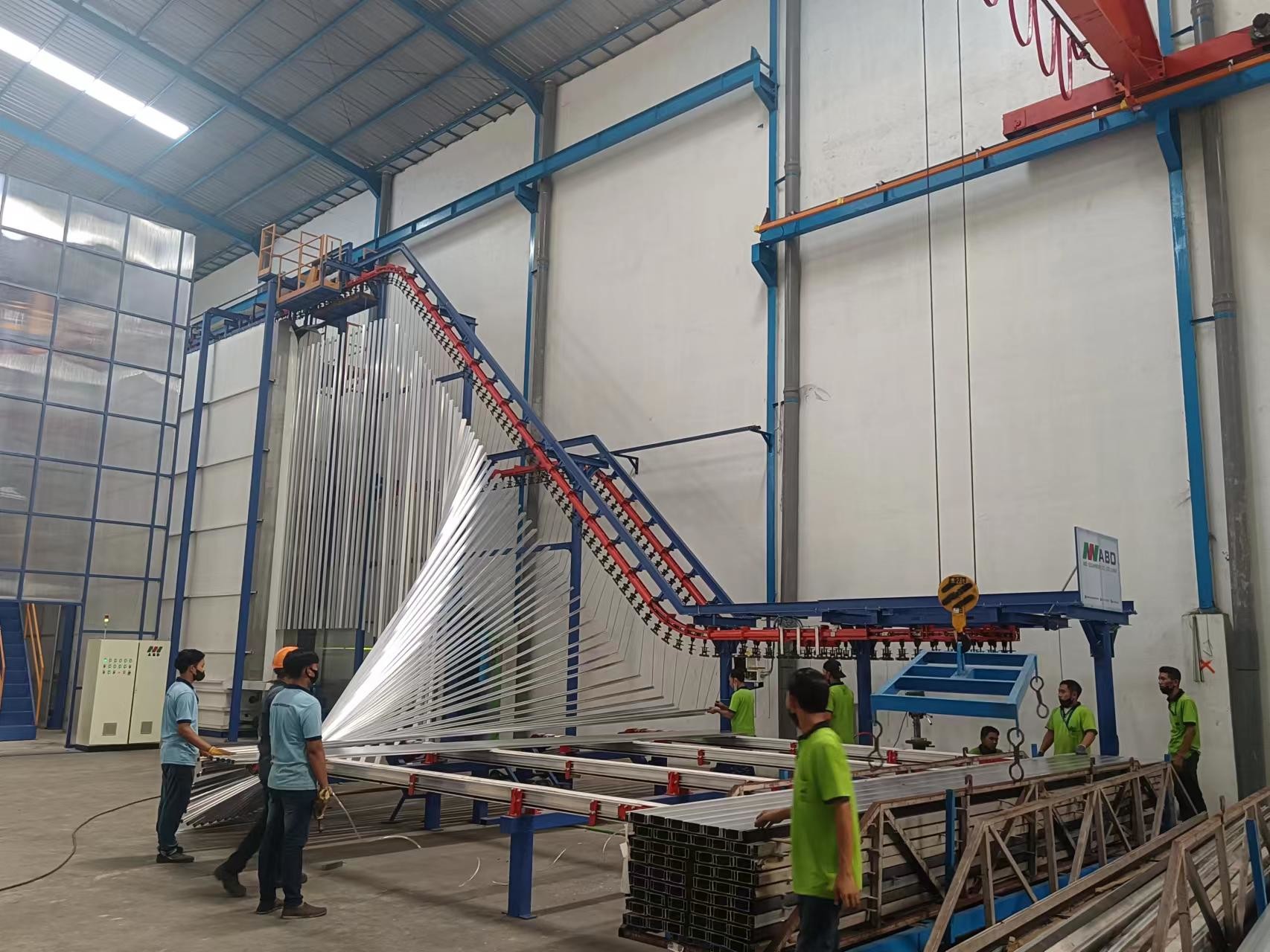 Cheap Stainless Steel Pre Treatment Plant Powder Coating Paint Plant 10KW for sale