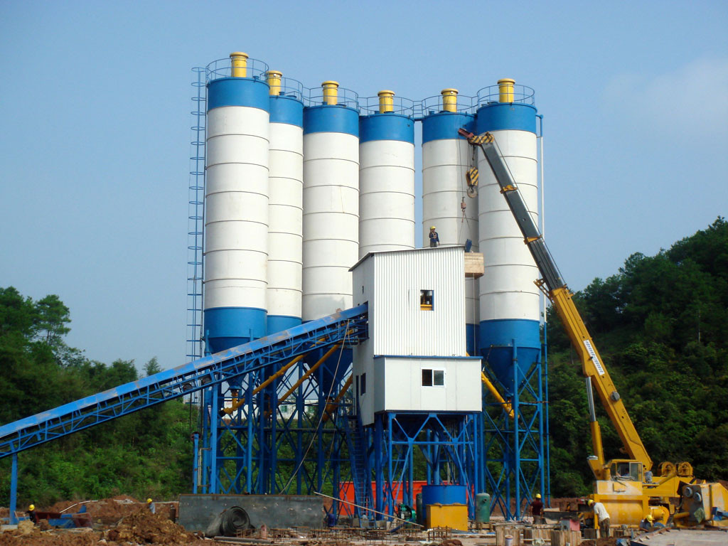 Cheap HZSR120 Ready Mix Concrete Batching Plant and Mixing Plant for sale