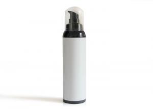 Cheap Classic White Empty Airless Cosmetic Bottles With Hot Stamping Surface for sale