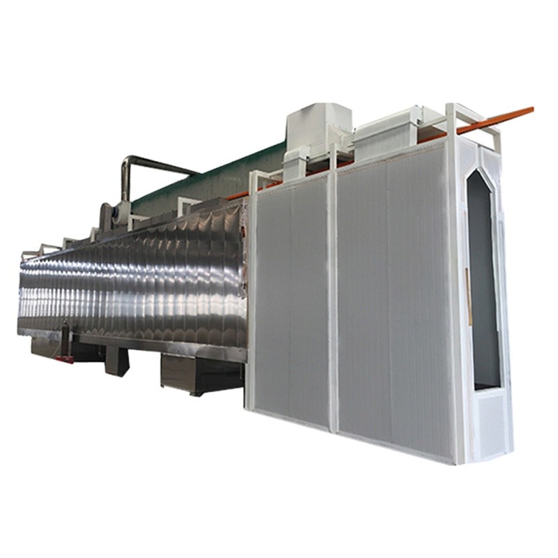 Cheap Shot Blasting Metal Powder Coating Line Spraying And Dip Pretreatment Plant for sale