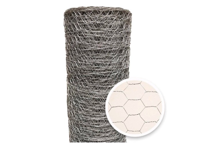 Buy cheap 2 inch Galvanized Chicken Wire Mesh Hex Netting 6 ft X 80 ft 20 Gauge from wholesalers