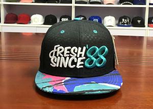 Cheap Customize Debossed Snapback Hats And Caps Mens 3D Embroidered With String for sale