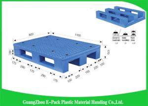China Durable Heavy Duty Plastic Pallets Transport Moving Anti - Slip With Steel Tubes Inside on sale