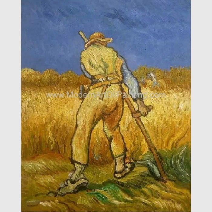 Cheap Master Oil Painting Reproductions / Van Gogh Farm Painting On Canvas for sale