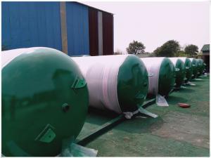 Cheap Horizontal Sandblasting Galvanized Steel Water Storage Tanks 300 Litre - 3000 Litre for sale